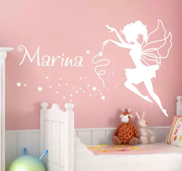 Elf mit Namen Wandtattoo Kinderzimmer - TenStickers