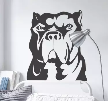 Pitbull Hund Aufkleber - TenStickers
