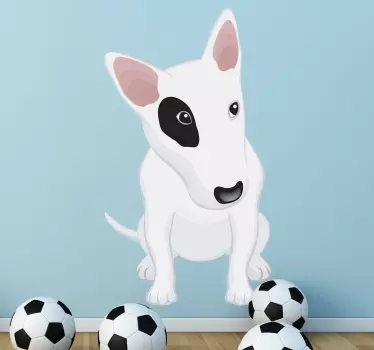 Pitbull Welpe Wandtattoo - TenStickers