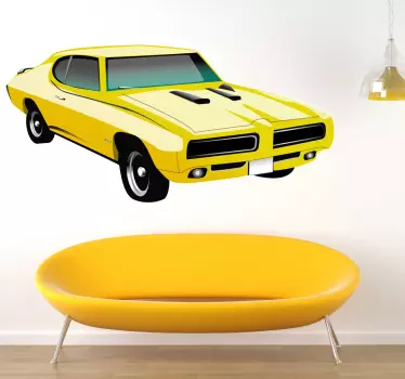 Pontiac GTO 1970 Sticker - TenStickers