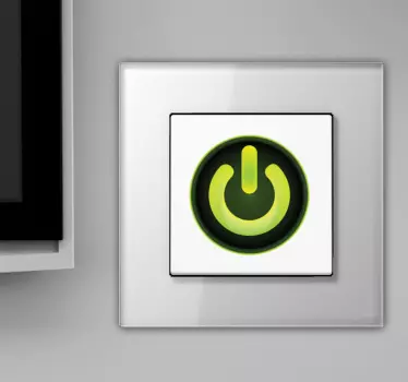 Power Button Sticker - TenStickers