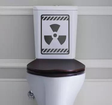 Radioaktives Schild Aufkleber - TenStickers