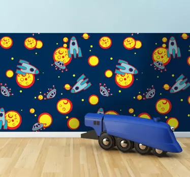 Raketen Aufkleber Kinder - TenStickers