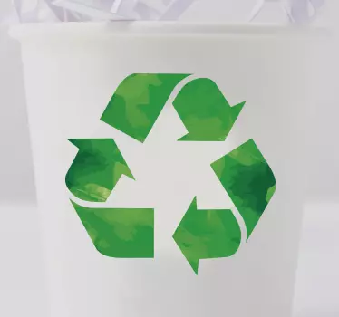 Recycling zeichen wandtattoo küche - TenStickers