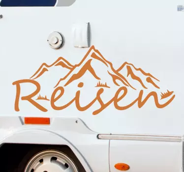 Reisetext wandtattoo - TenStickers