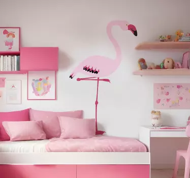 Rosa Flamingo - TenStickers