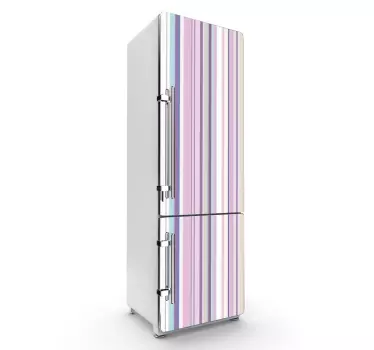 Rosa Kühlschrank Folie - TenStickers