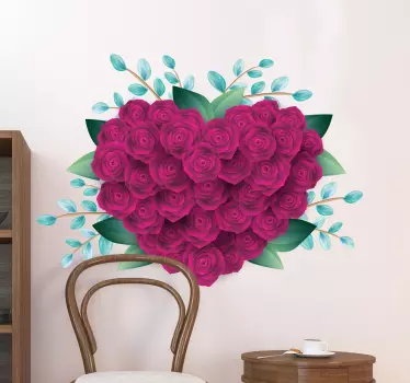 Rosa Tulpen Aufkleber - TenStickers