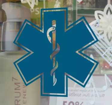 Schaufensteraufkleber Symbol Apotheke - TenStickers