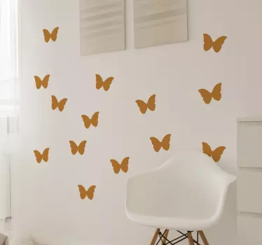 Wandtattoo Schmetterlinge Set - TenStickers