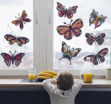 Fensteraufkleber Schmetterlinge - TenStickers
