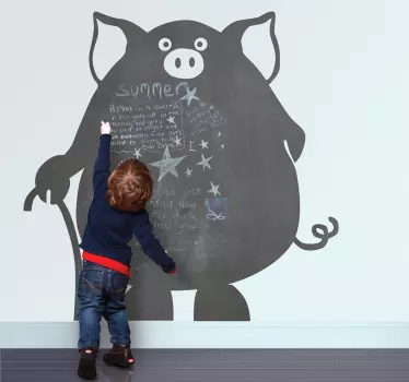 Schwein Tafelfolie - TenStickers
