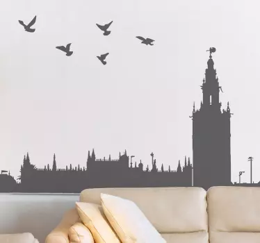 Silhouette Sevilla Wandtattoo - TenStickers
