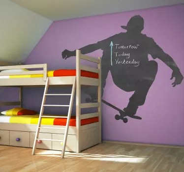 Skater Tafelfolie - TenStickers