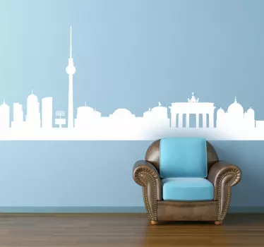 Skyline Berlin Aufkleber - TenStickers