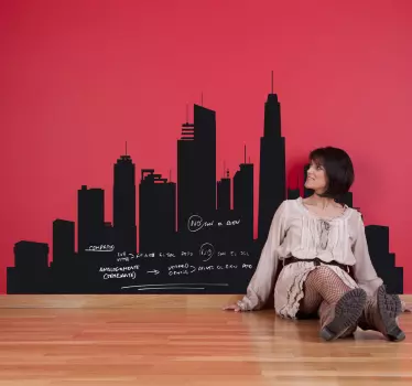Skyline Tafelfolie - TenStickers