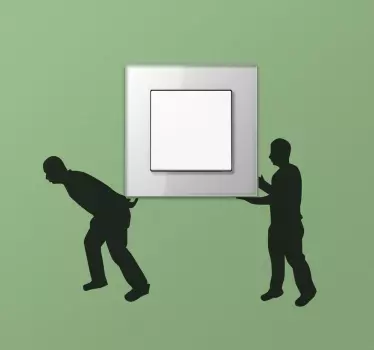 Sticker Lichtschalter Transporteure - TenStickers