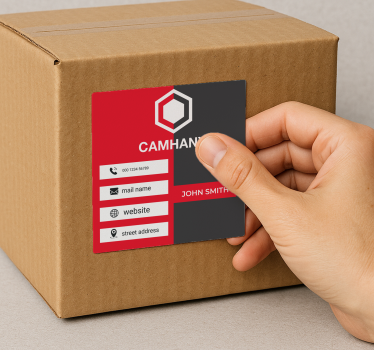 Personalisierter Sticker visitenkarte - TenStickers