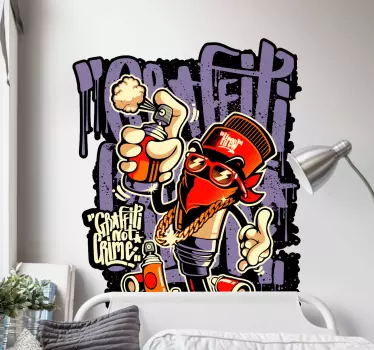 Sticker Set Graffiti street art - TenStickers