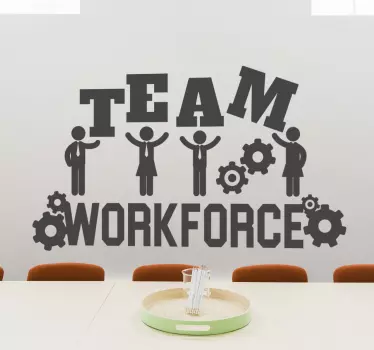 Team Büro Wandtattoo - TenStickers