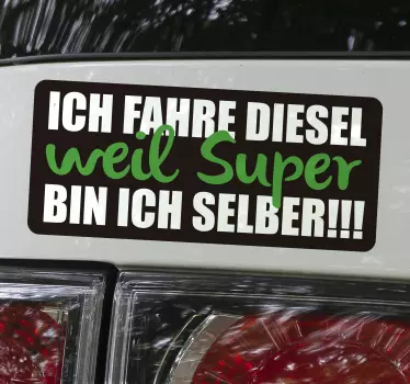 Autoaufkleber Diesel - TenStickers