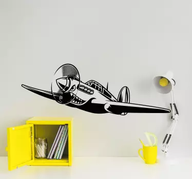 Tuning Aufkleber heftig fliegende flugzeuge - TenStickers
