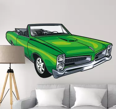 Autoaufkleber klassisches cabrio - TenStickers