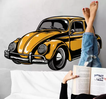 Autoaufkleber klassischer käfer - TenStickers