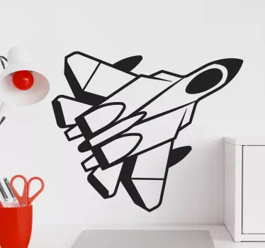 Tuning Aufkleber stilisierte düsenflugzeuge - TenStickers