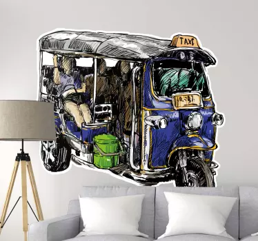 Tuning Aufkleber tuk-tuk-taxi - TenStickers