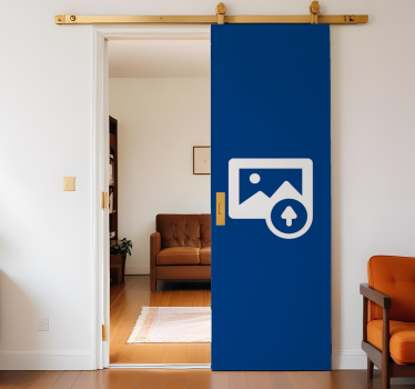 Anpassbare kreativer Türaufkleber - TenStickers