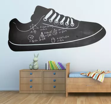 Turnschuh Tafelfolie - TenStickers