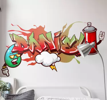 Urban Aufkleber Graffiti spraycan zeichen - TenStickers