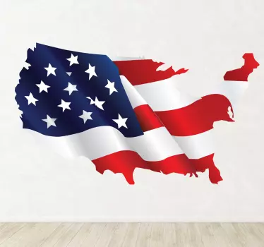 USA Wandtattoo - TenStickers
