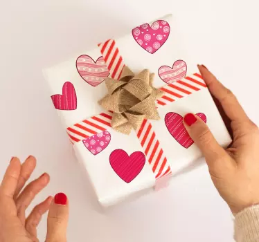 Valentinstag Sticker Valentinstagsherzen - TenStickers