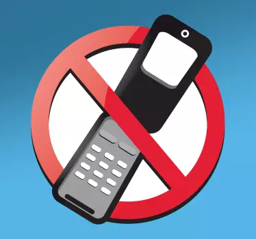 Verbotsschild Telefon - TenStickers