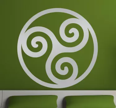 Wandtattoo keltisches Symbol Triskele - TenStickers