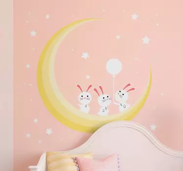 Wandaufkleber Zeichnung Sterne Babyzimmer - TenStickers