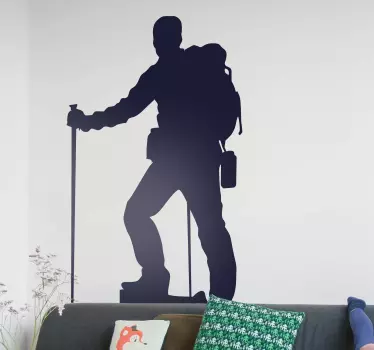 Wanderer Wandaufkleber - TenStickers