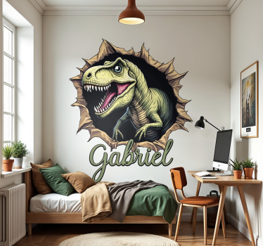 Wandtattoo 3d-effekt mit namen - TenStickers