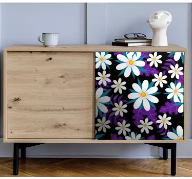 Wandtattoo blumen bunte blumenpracht - TenStickers