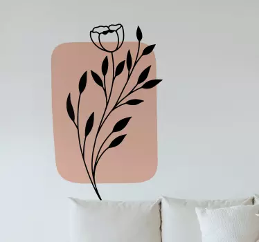 Wandtattoo blumen stilvolle florale akzente - TenStickers