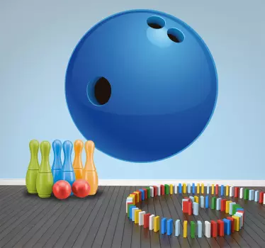Wandtattoo Bowlingkugel - TenStickers