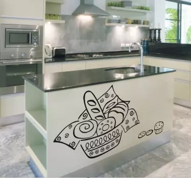 Wandtattoo Brotkorb - TenStickers