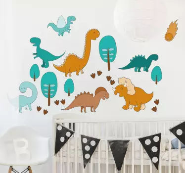 Wandtattoo Dinosaurier Park - TenStickers