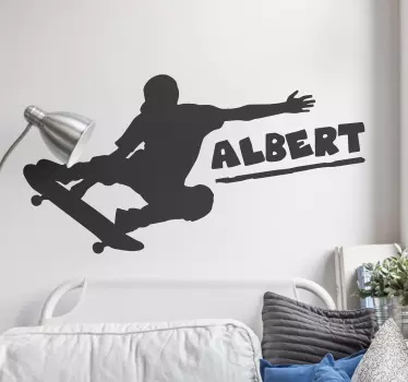 Wandtattoo Extremsport Benutzerdefiniertes Skateboard - TenStickers