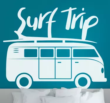 Wandtattoo extremsport surftrip fahrzeug - TenStickers