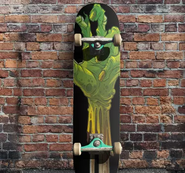 Wandtattoo extremsport zombie hand skateboard - TenStickers