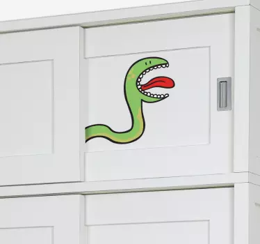 Wandtattoo farbige Schlange - TenStickers