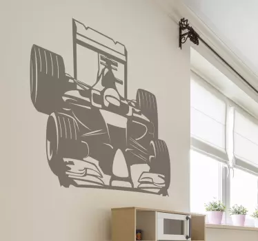 Wandtattoo Formel 1 Rennwagen - TenStickers